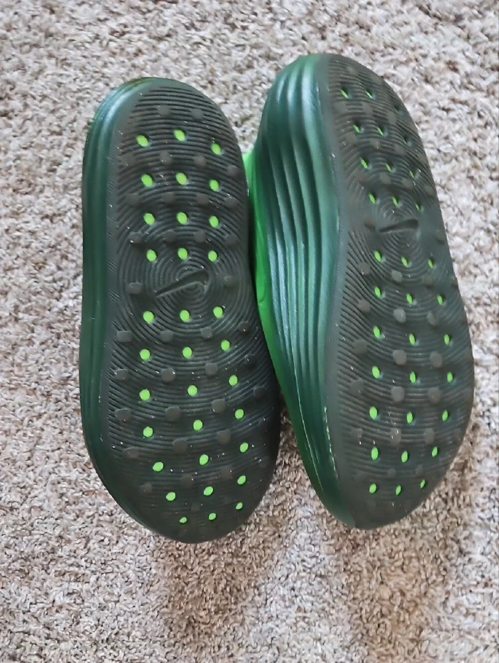 Nike Kids Bright Green Slip-On Water Clog